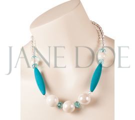 Зефир 0704 Колье лазурь арт.6461