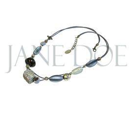 Гавайи 01 Колье синее арт.6464