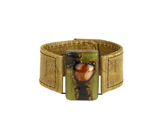 Браслет Cuero 3cm 63 хаки